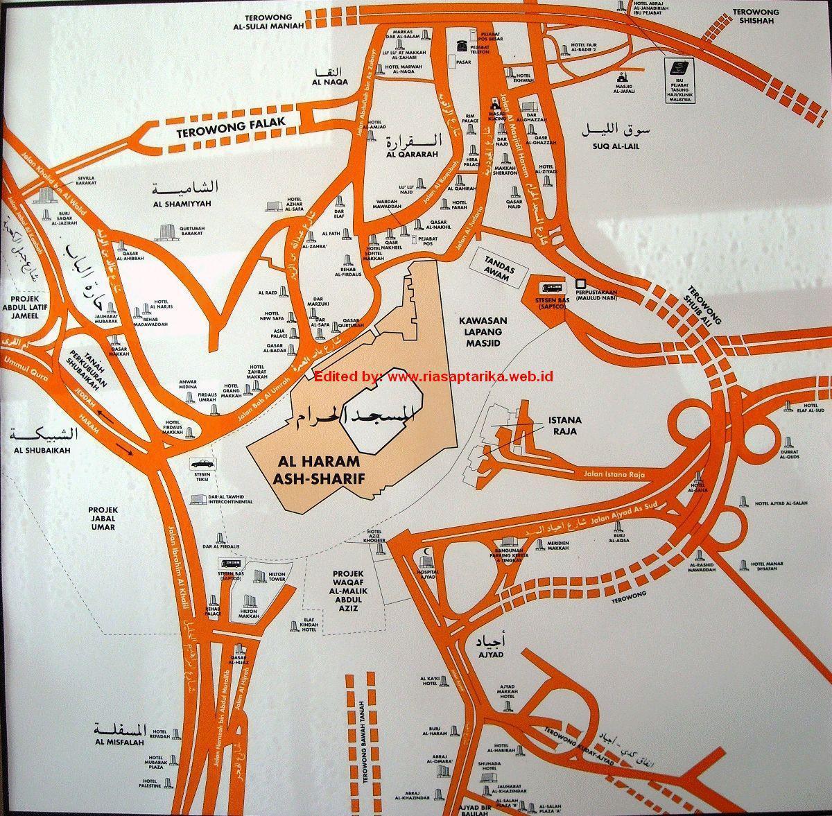 Karte von misfalah Mekka Karte anzeigen