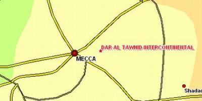 Karte von ibrahim khalil road, Mekka